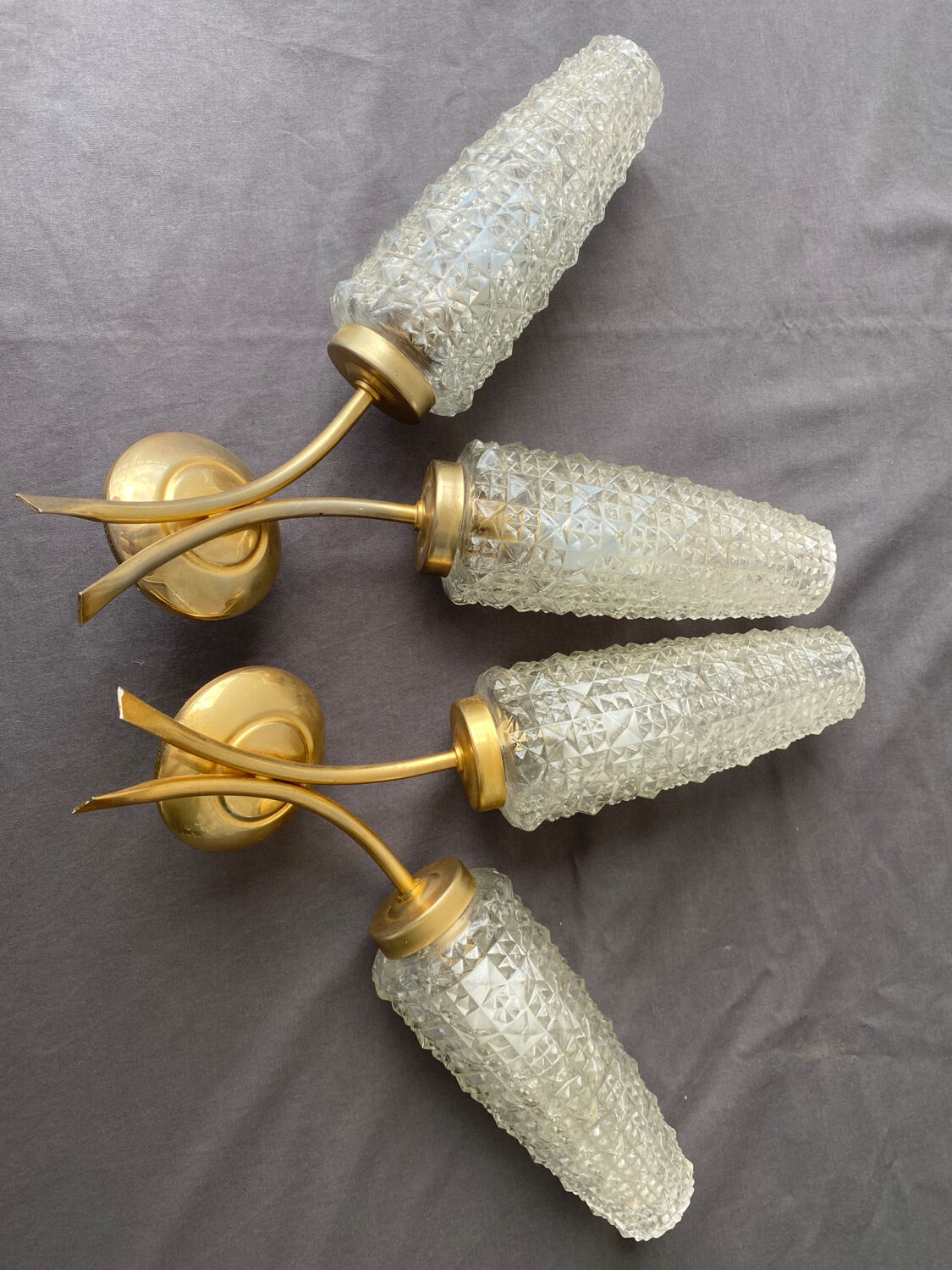 Pair of wall lights