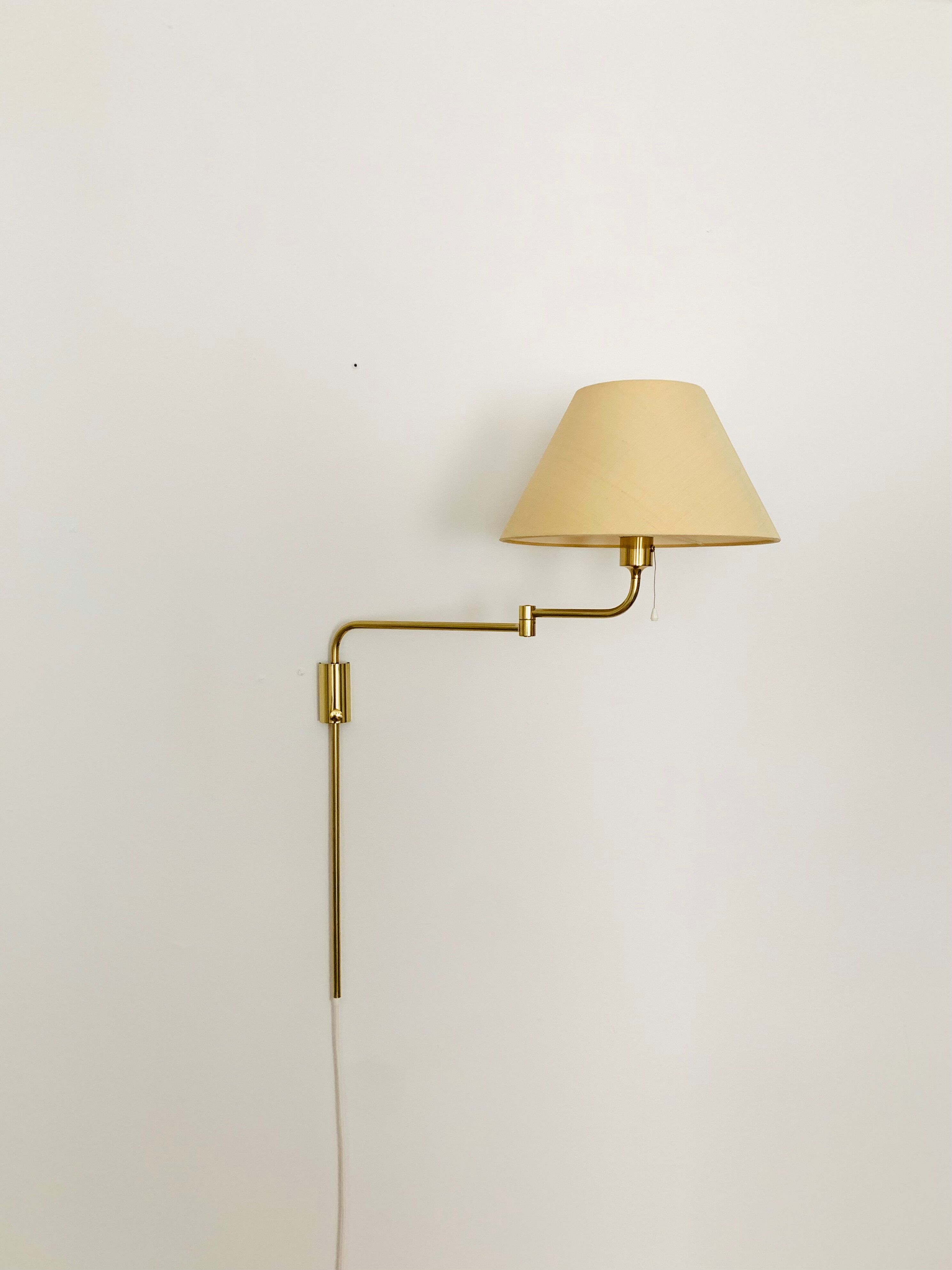 1970s Brass Lesan Wall Lamp by Florian Schulz