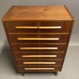 Scandinavian design chest of drawers 1950.