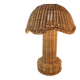Woven rattan table lamp