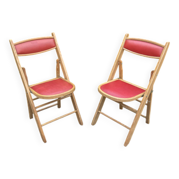 Pair of folding chairs from the 1950s.