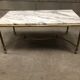 Table basse dorée années 60/70