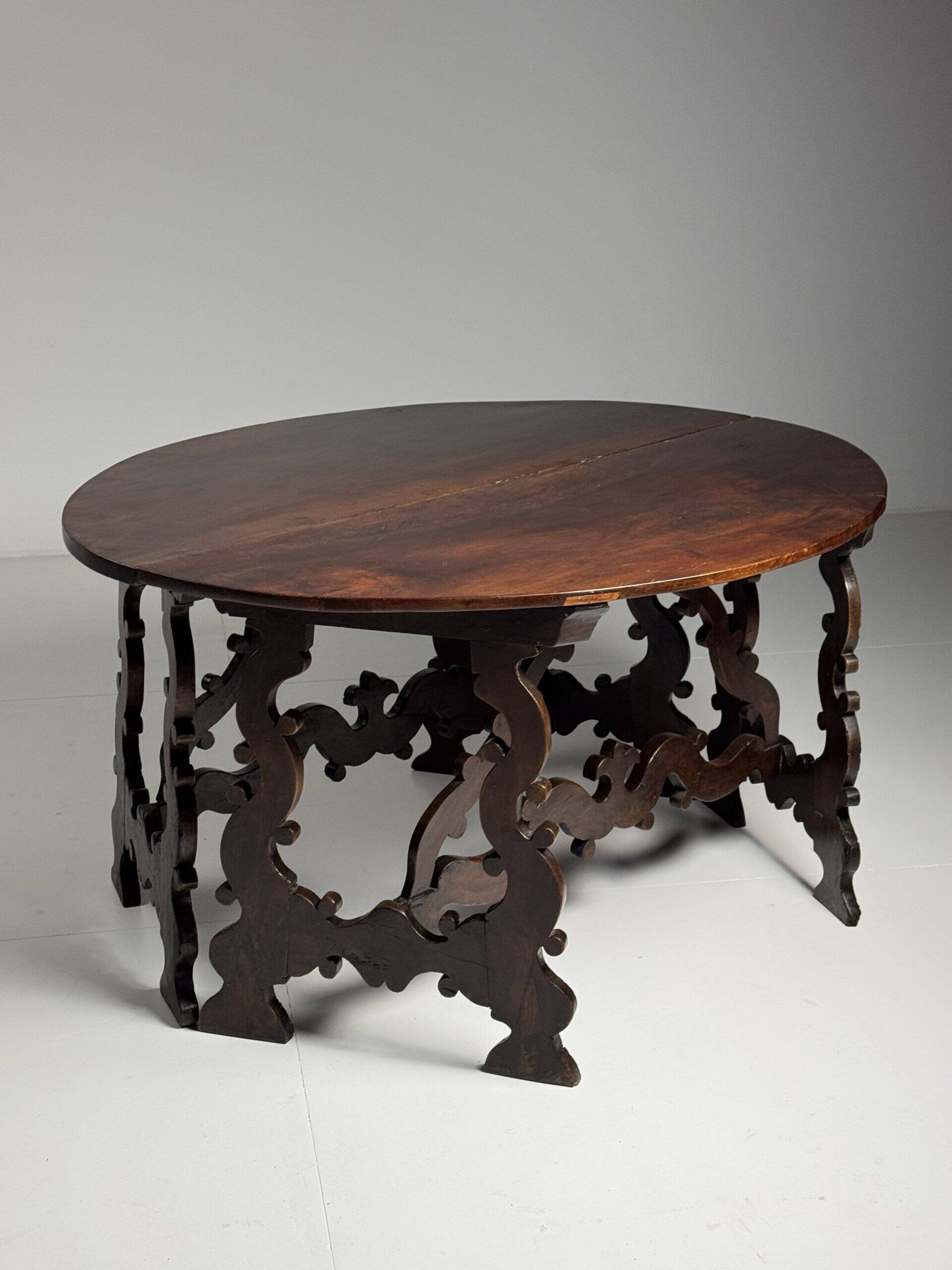 Italian demi-lune tables (2)