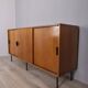 Vintage 1960s highboard in Italian-designed teak wood