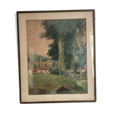 Watercolor table