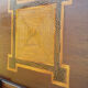 18th century English-style mahogany wardrobe Devaux 1788