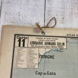 Vintage school map