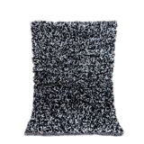 Tapis berbère boucherouite noir 115x175 cm