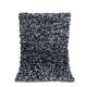 Tapis berbère boucherouite noir 115x175 cm