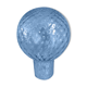 Old luminaire blown glass color blue ball