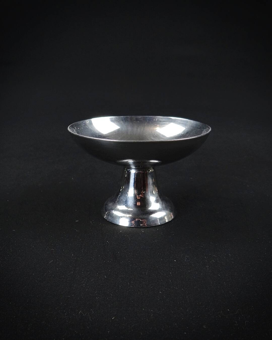 6 stainless steel ice cream bowls on foot stainless steel dessert service