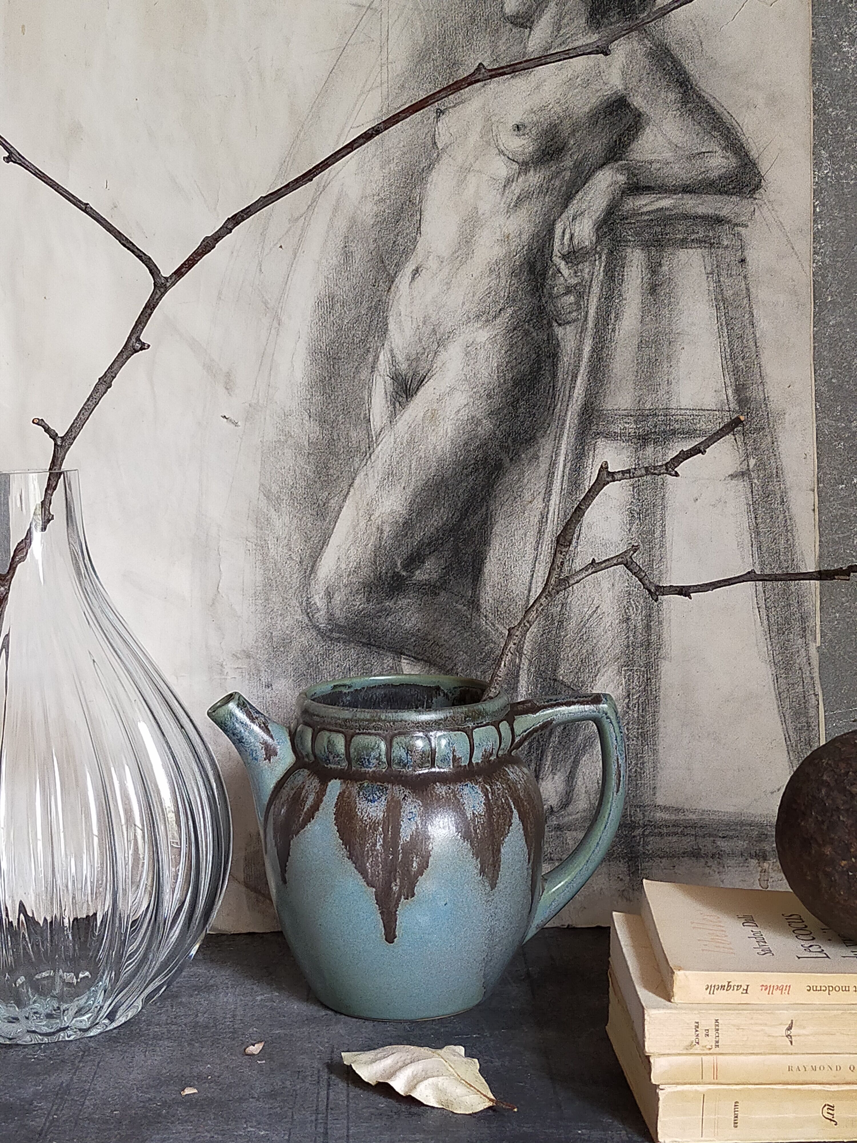 Vase pichet Denbac - L'atelier Belle Lurette, Rénovation de meubles vintage