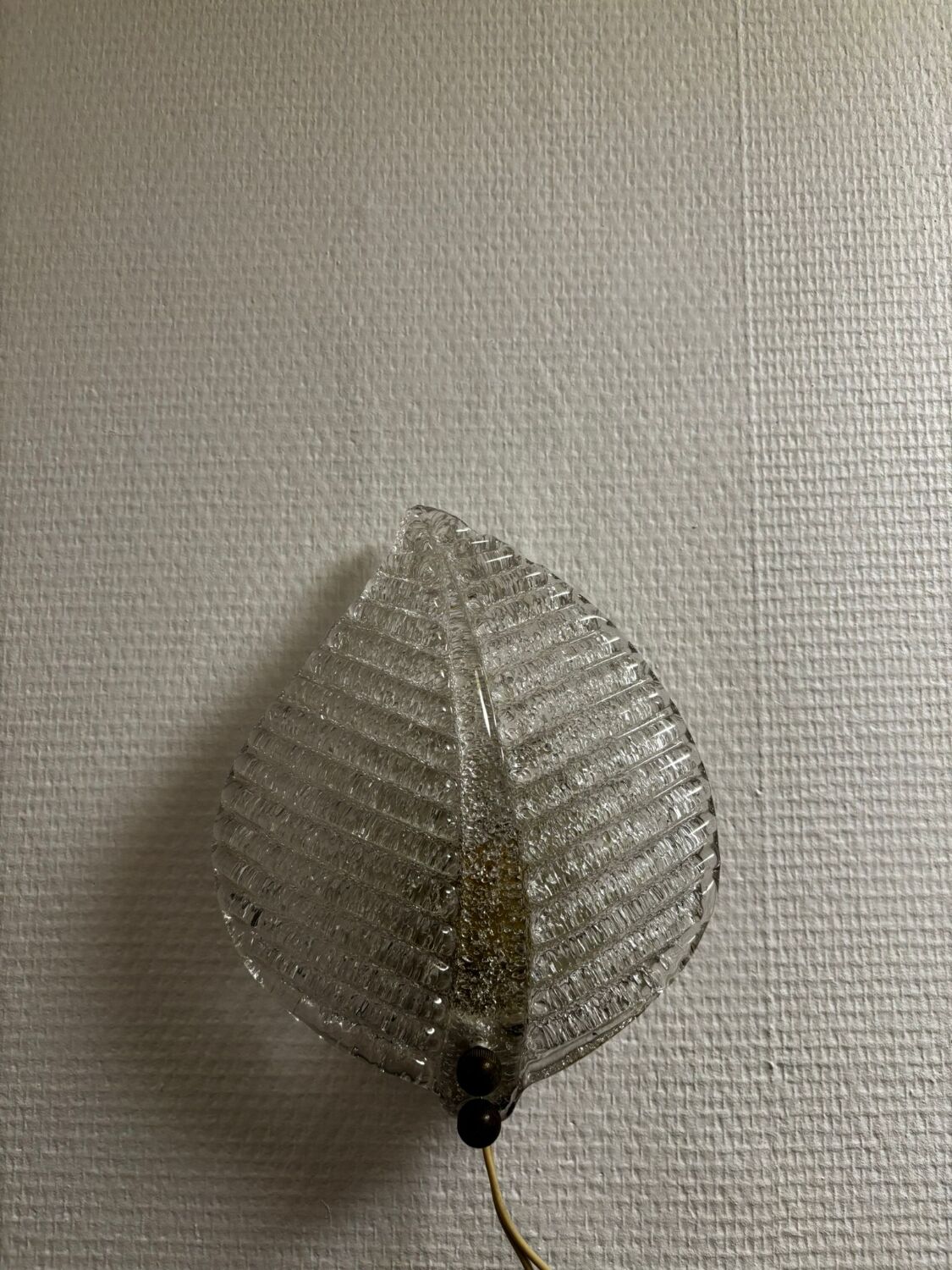 Murano wall light "leaf" by BAROVIER ET TOSO