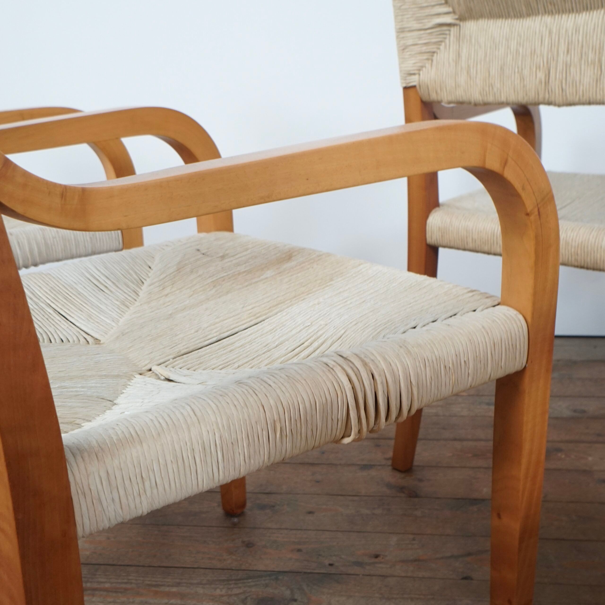 Set of 8 Risiedo dining chairs by Luca Meda for Molteni