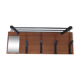 Porte manteau scandinave en teck