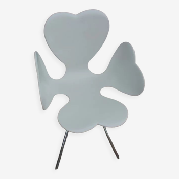 Fauteuil Fortuna blanc Leonardo Volpi pour Edra Mazzei 1996