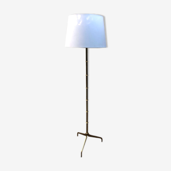 Lampadaire laiton pied tripode années 60