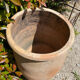 Ancient terracotta pottery jar