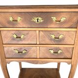 Louis XV style marquetry side table – circa 1900