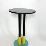 Table d'appoint Memphis des années 80 design italien en marbre