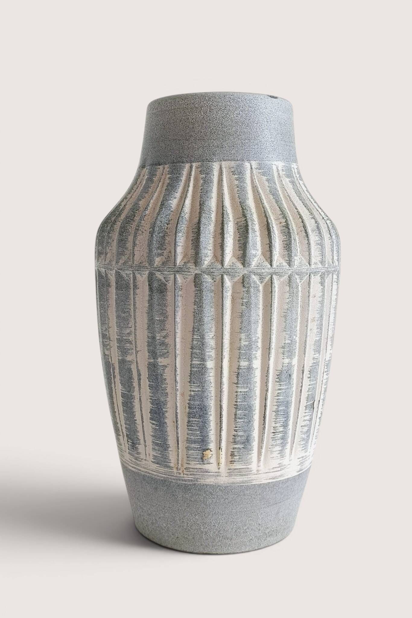 West German Mid-Century Modern Stoneware Vase by Bay Keramik, 1950s