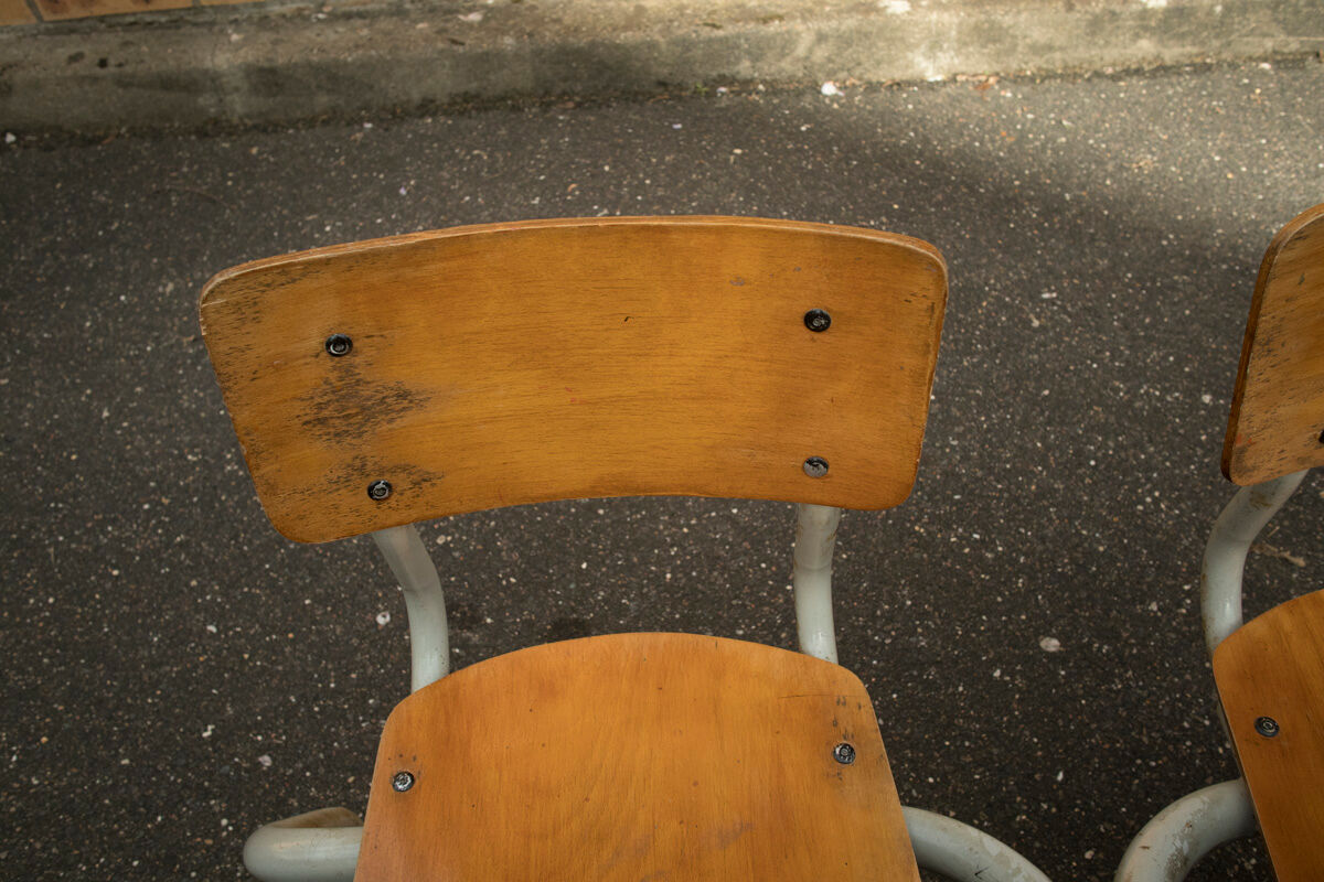 School desk vintage for Kids 2 seater