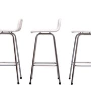 Rohe Noordwolde set of 3 Rattan Bar Stools 1960s Holland