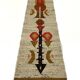 Woolen kelim wall hanging table runner Poland 1970’s