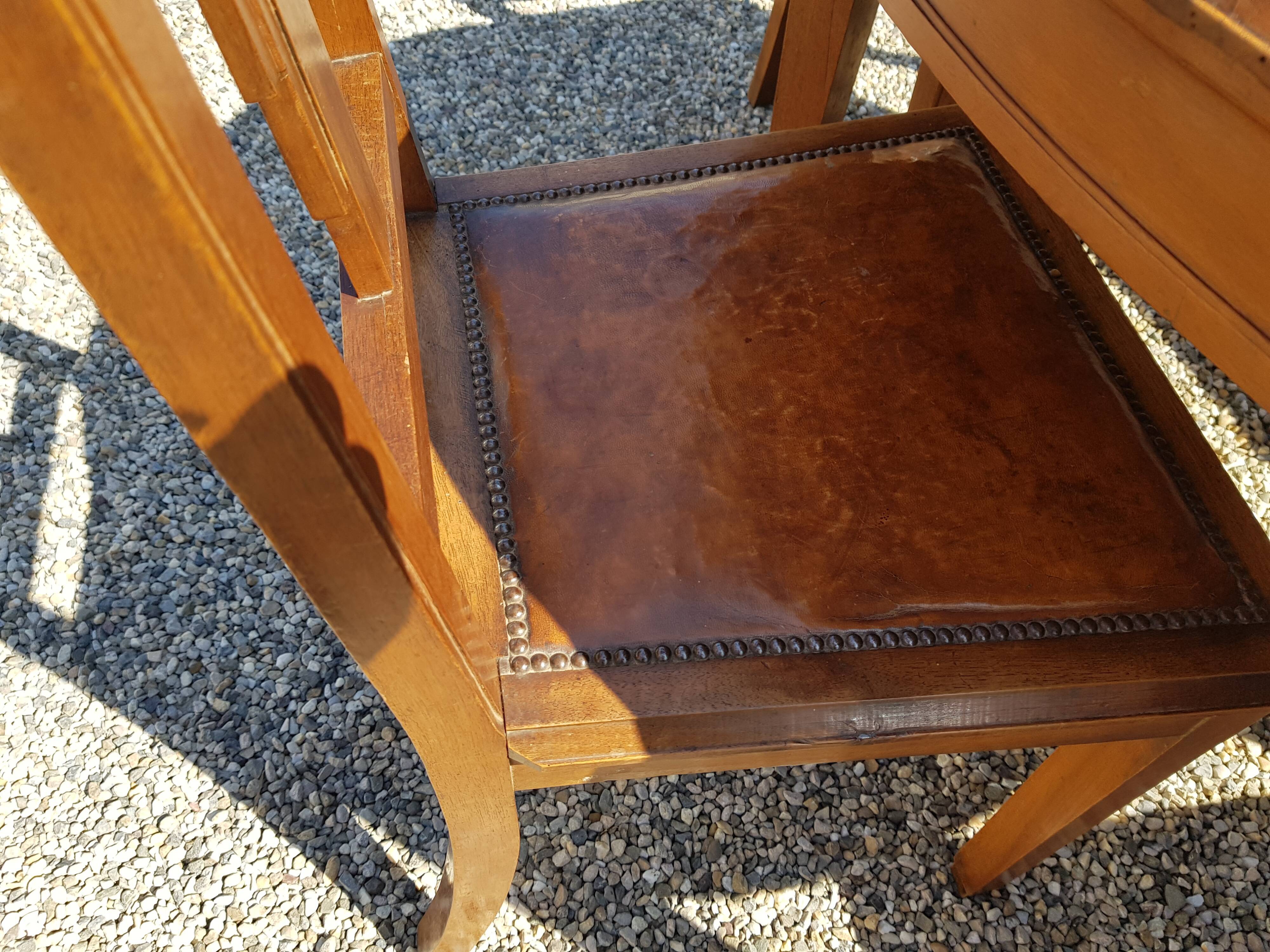 Art deco table and chairs