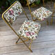 4 Vintage Lafuma Chantazur folding chairs