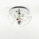 Large Mid-Century Modern Wave Flush Mount by Koch & Lowy for Peill & Putzler, Germany, 1960s/1970s
