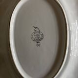 Plat Acanthe en faïence de Malicorne, 18e