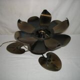 Water lily table lamp - Jansen style from the 70s