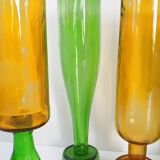 Suite of 5 vintage Suze vases