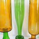 Suite of 5 vintage Suze vases