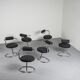 Lot de six chaises "Cobra" par Giotto Stoppino, circa 1970