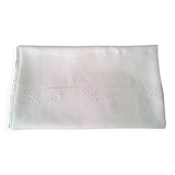 Linen tablecloth with embroidery and openwork 1.55 x 2.75 m