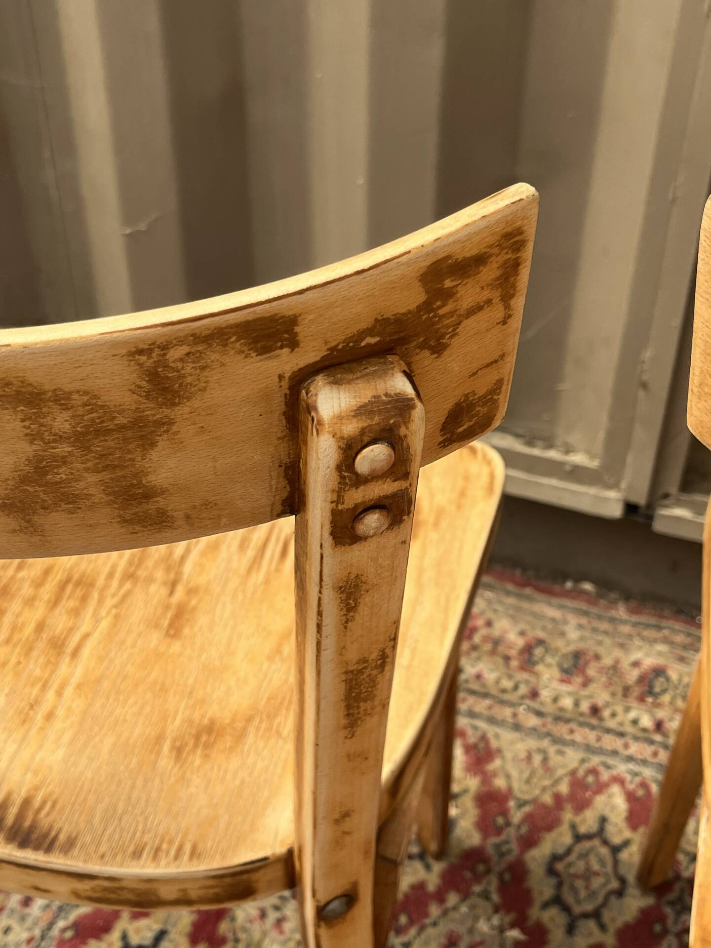 Pair of bistro chairs