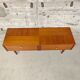 Vintage low furniture, like a TV unit.