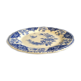 Gien greenware dish by Delft motif