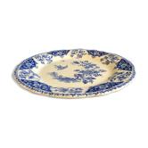 Gien greenware dish by Delft motif