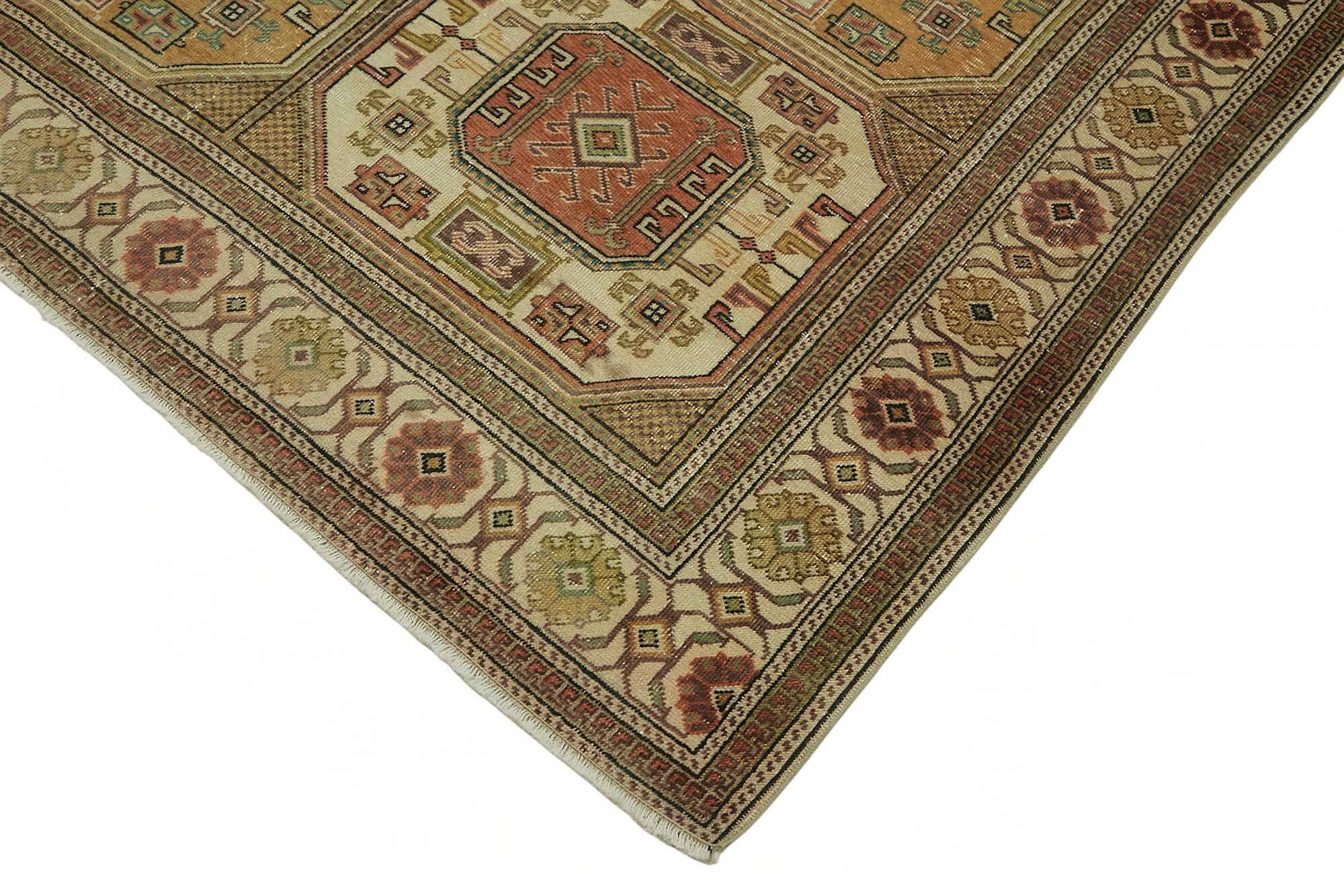 Turkish Wool Vintage Kayseri Rug 198 cm x 300 cm