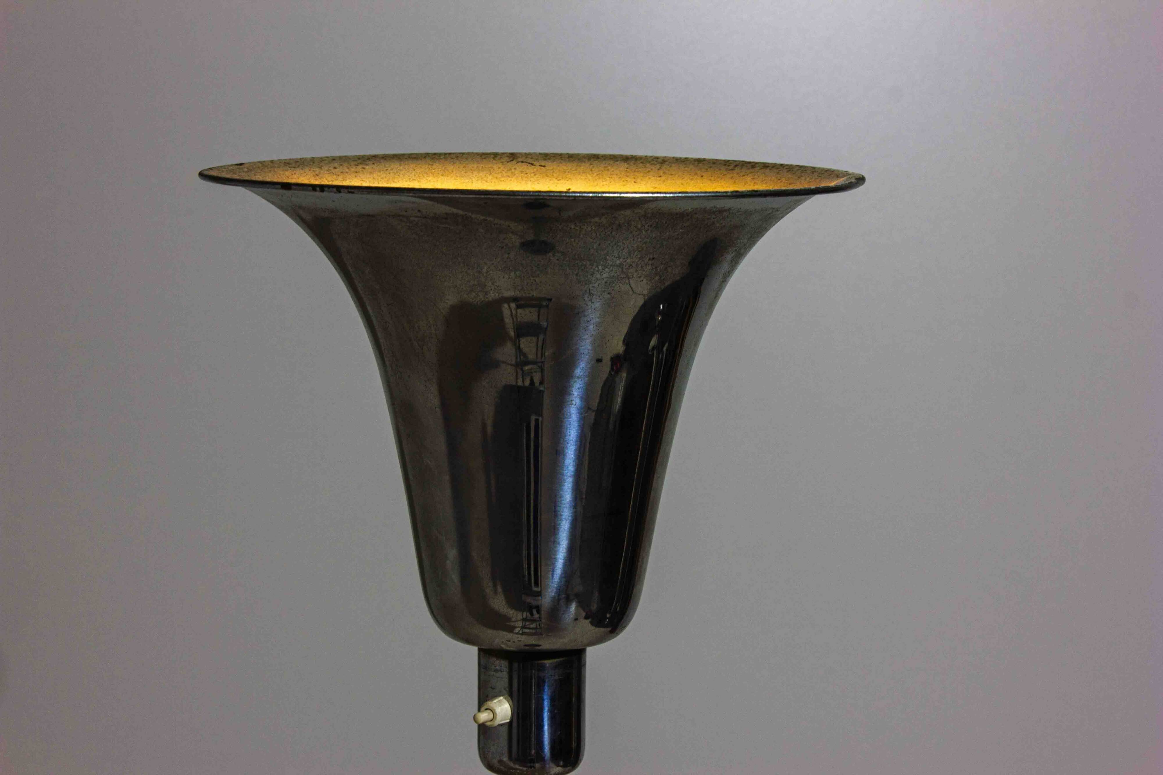 Louis Poulsen “Bridgelampe” in chrome, Denmark 1950s