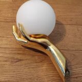 Arlus Main wall light in gilded bronze