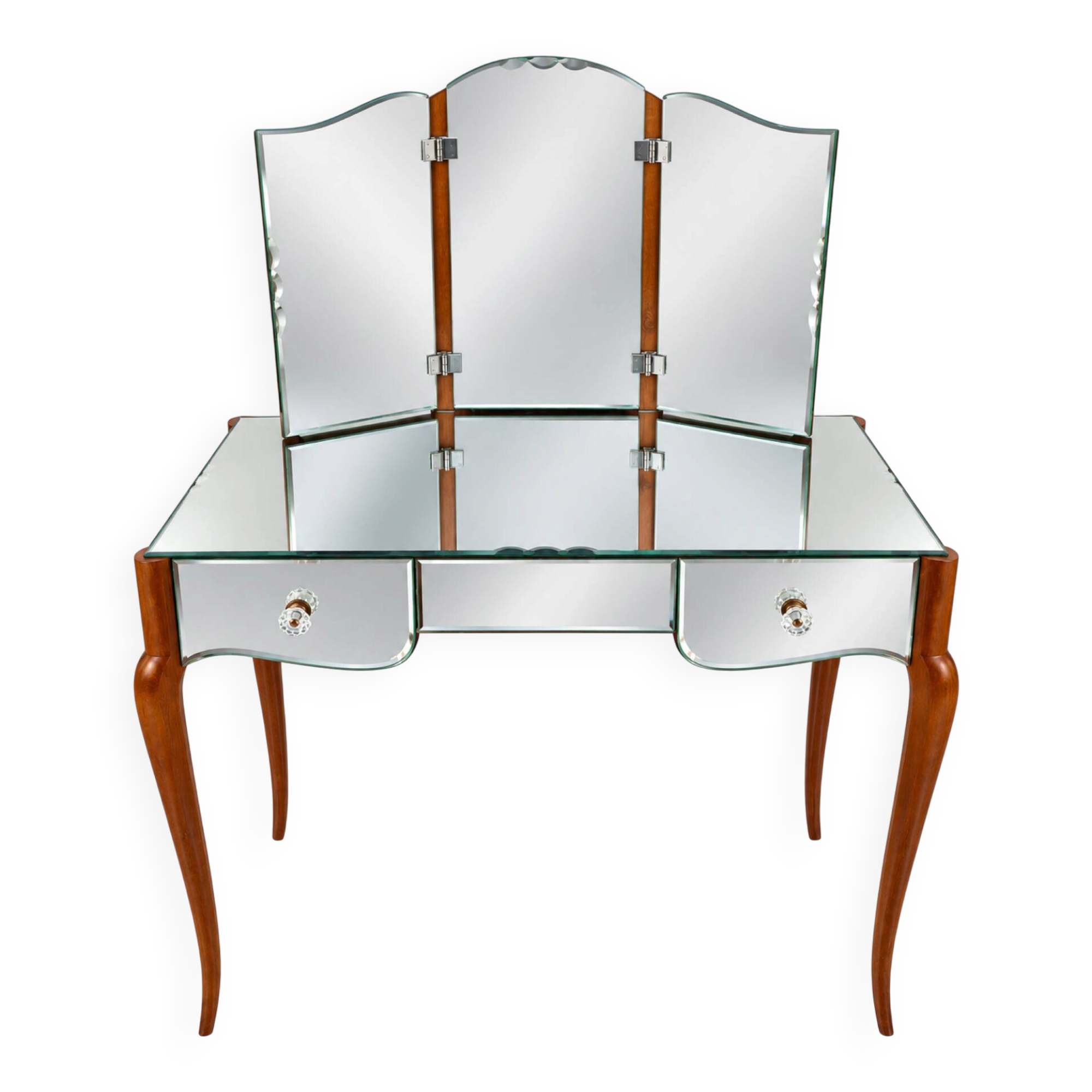 Venetian glass dresser 1950s Art Deco Vintage chic
