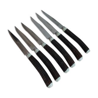 6 vintage steak knives