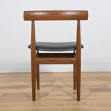 Mid-Century Teak Dining Table & Chairs by Hans Olsen for Frem Røjle, 1960s, Set of 5