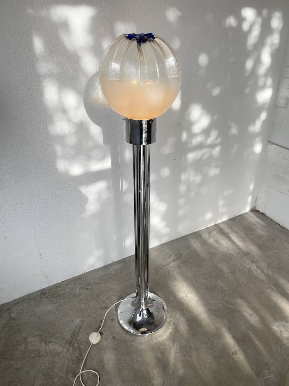 Mazzega floor lamp 1970 Murano glass