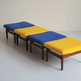 Quatre tabourets fd 137 série japan de Finn Juhl - 1950
