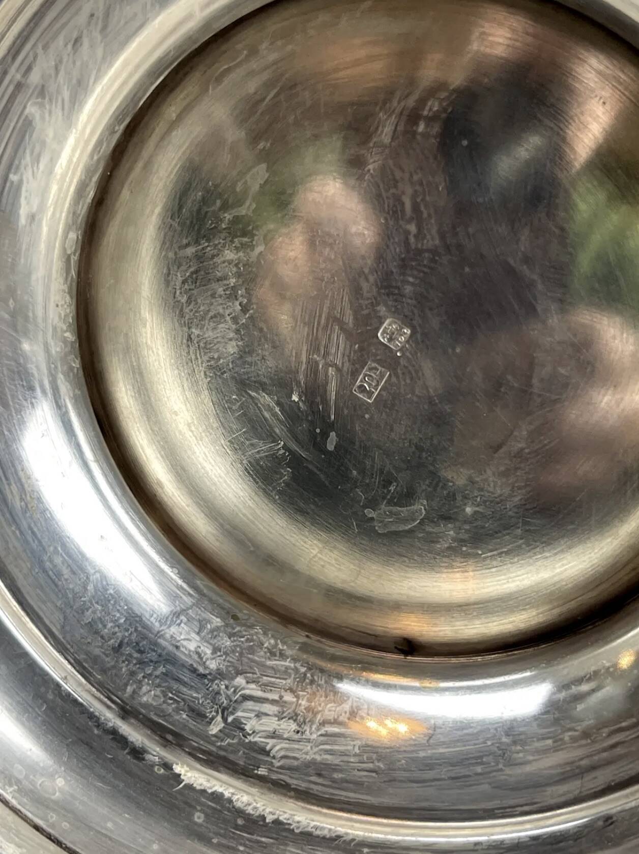 Silver metal coffee pot, Louis XVI shape